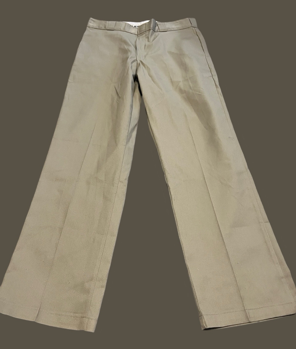 DICKIES Original Relaxed Fit 874 Work Pants, Ultradurable, Tan| Men's 36x32